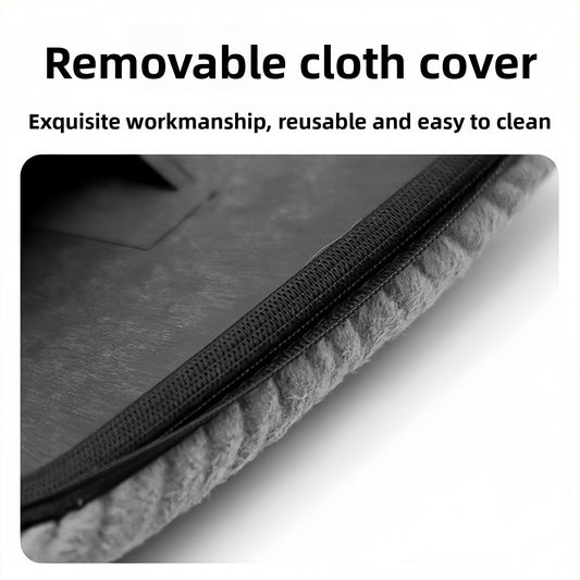 Car Windshield Cleaning Tool with Suede Cloth