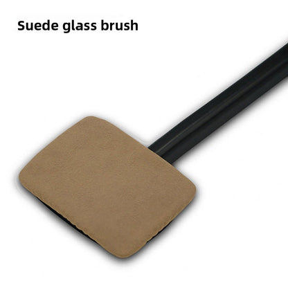 Car Windshield Cleaning Tool with Suede Cloth