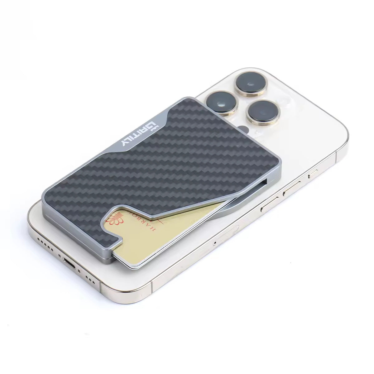 Carbon fiber aluminum alloy card box
