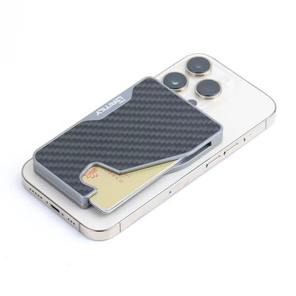 Carbon fiber aluminum alloy card box