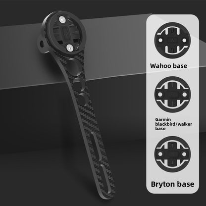 Carbon Fiber Bike Code Table Bracket with Lamp Holder