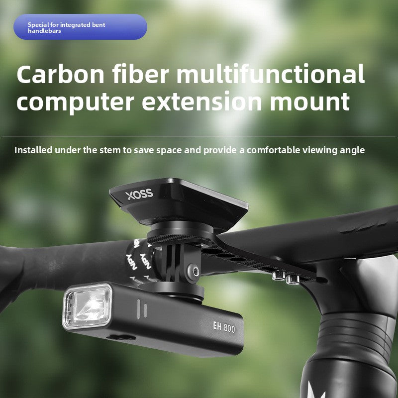 Carbon Fiber Bike Code Table Bracket with Lamp Holder