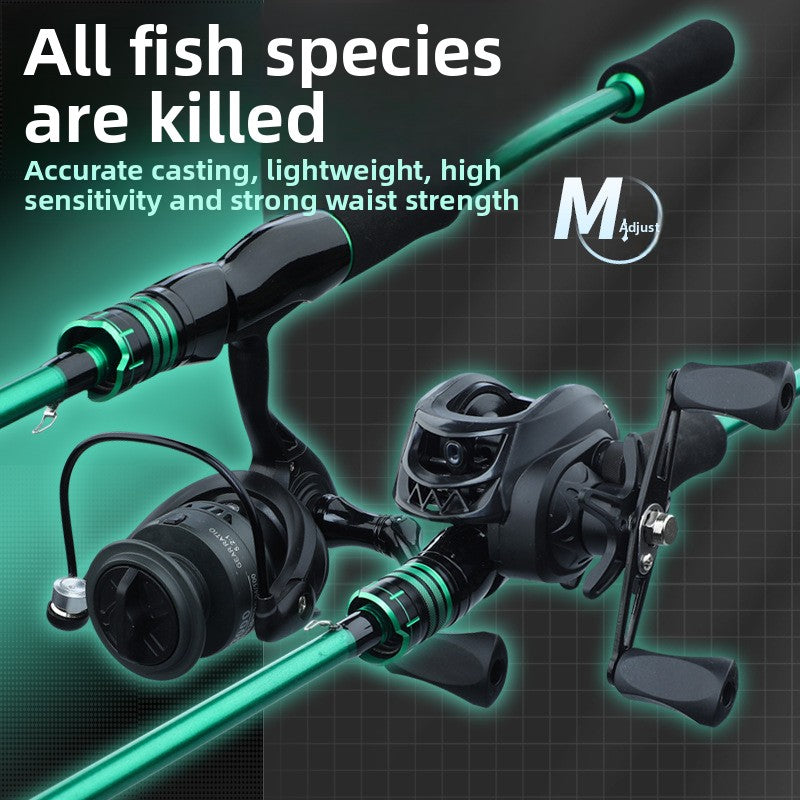 Carbon Fiber Fishing Rod Combo