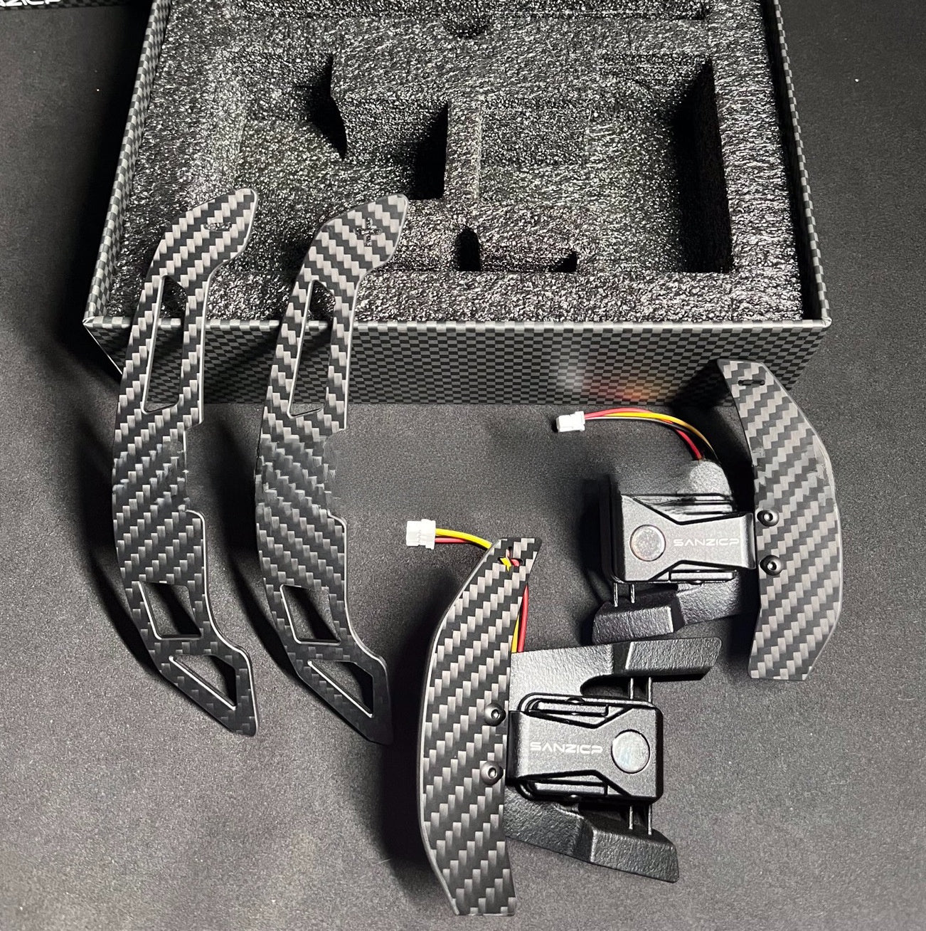 Carbon Fiber Magnetic Steering Wheel Shift Paddles