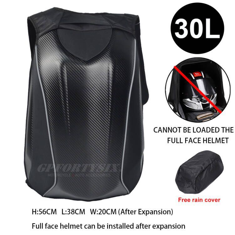 Carbon Fiber Motorcycle Riding Backpack