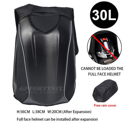 Carbon Fiber Motorcycle Riding Backpack