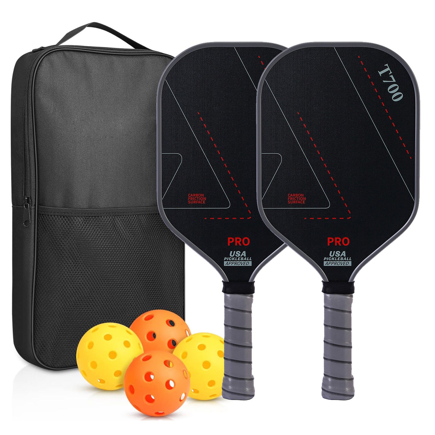 Carbon Fiber Peak Racket Frosted