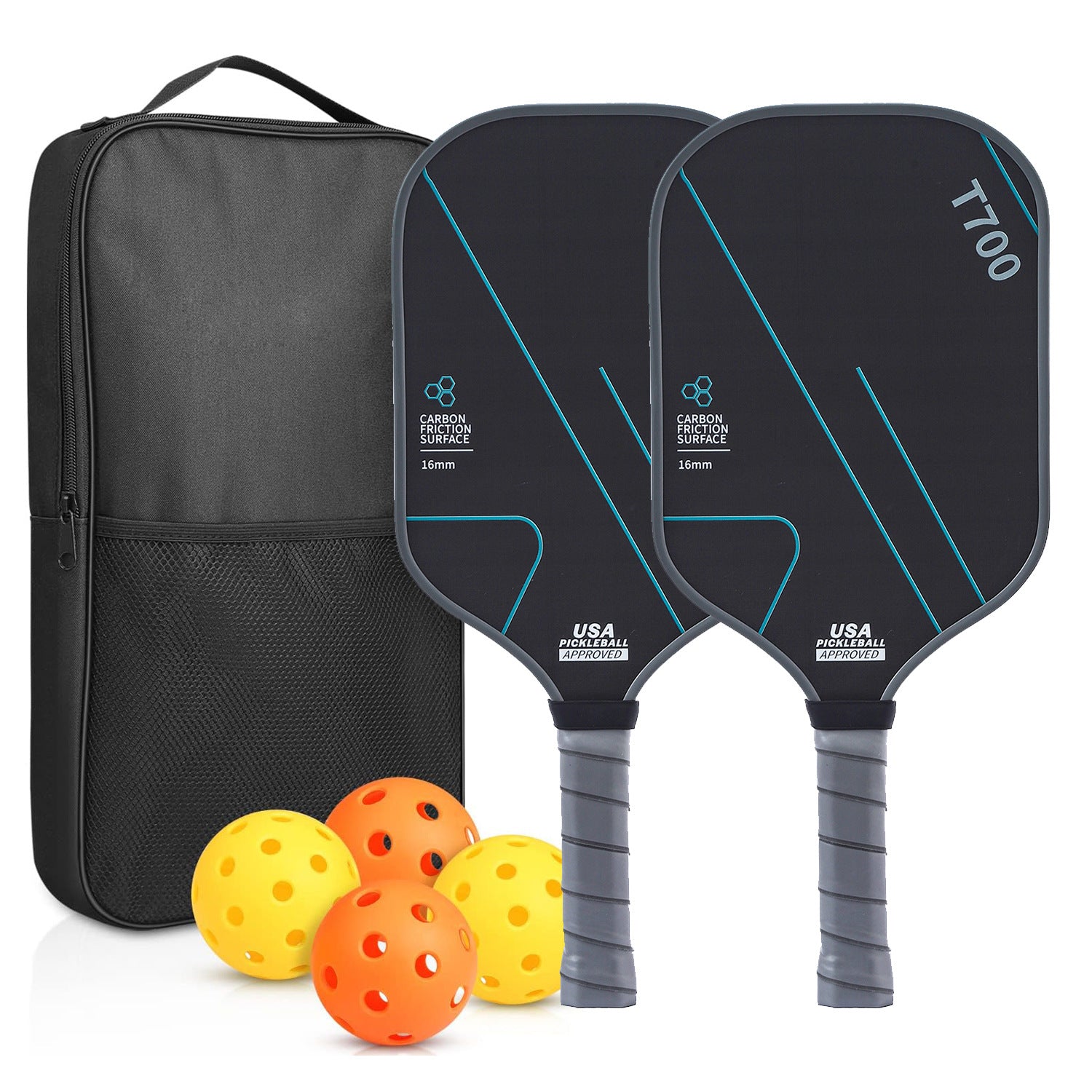 Carbon Fiber Peak Racket Frosted