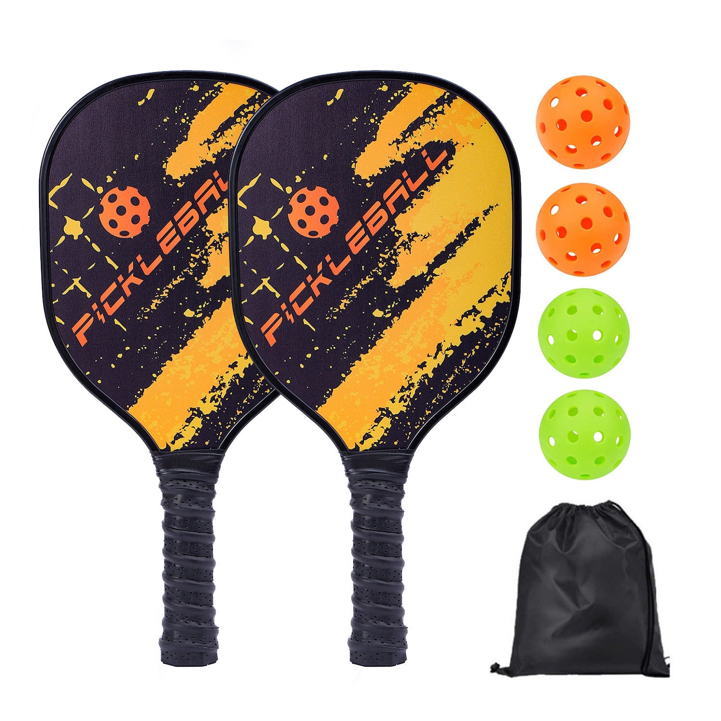 Carbon Fiber Pickleball Paddles Complete