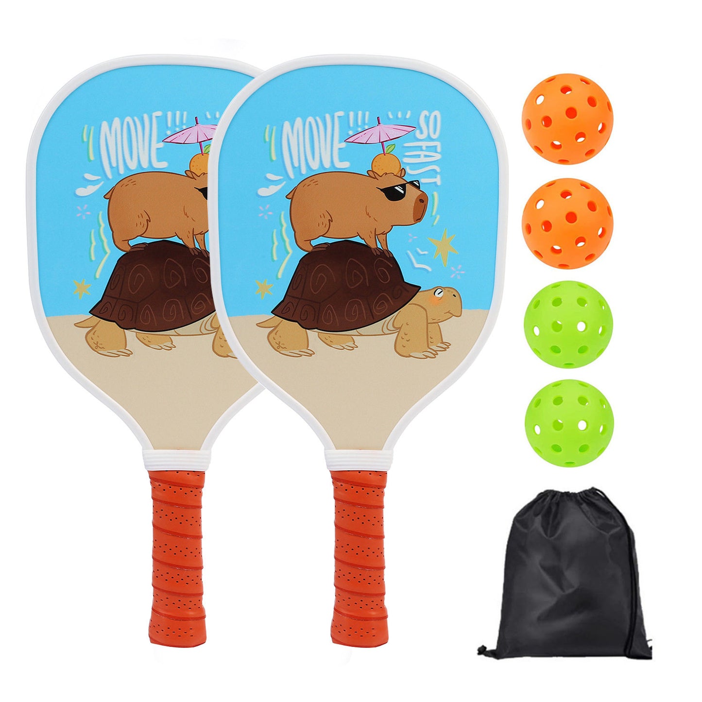 Carbon Fiber Pickleball Paddles Complete