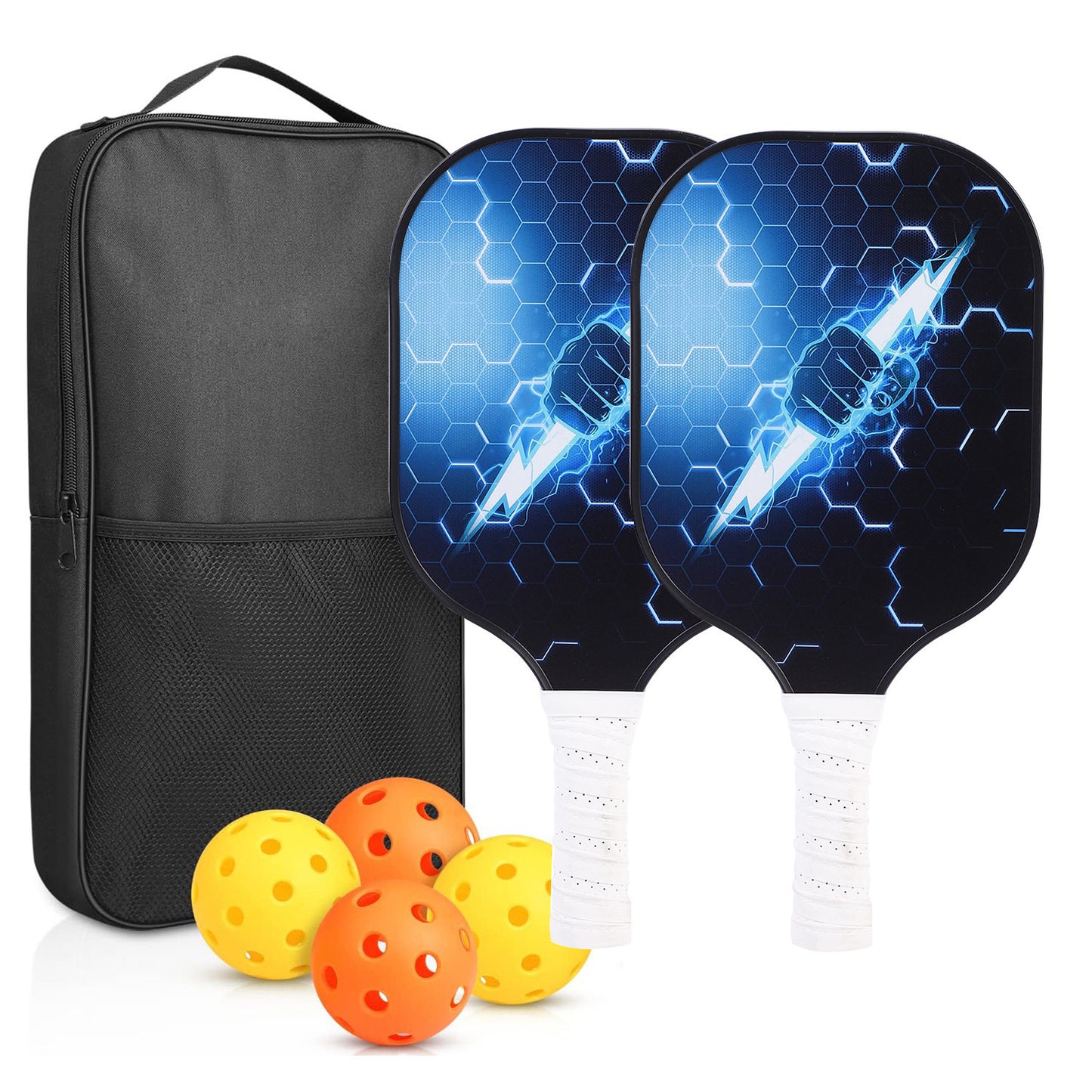 Carbon Fiber Pickleball Paddles Complete