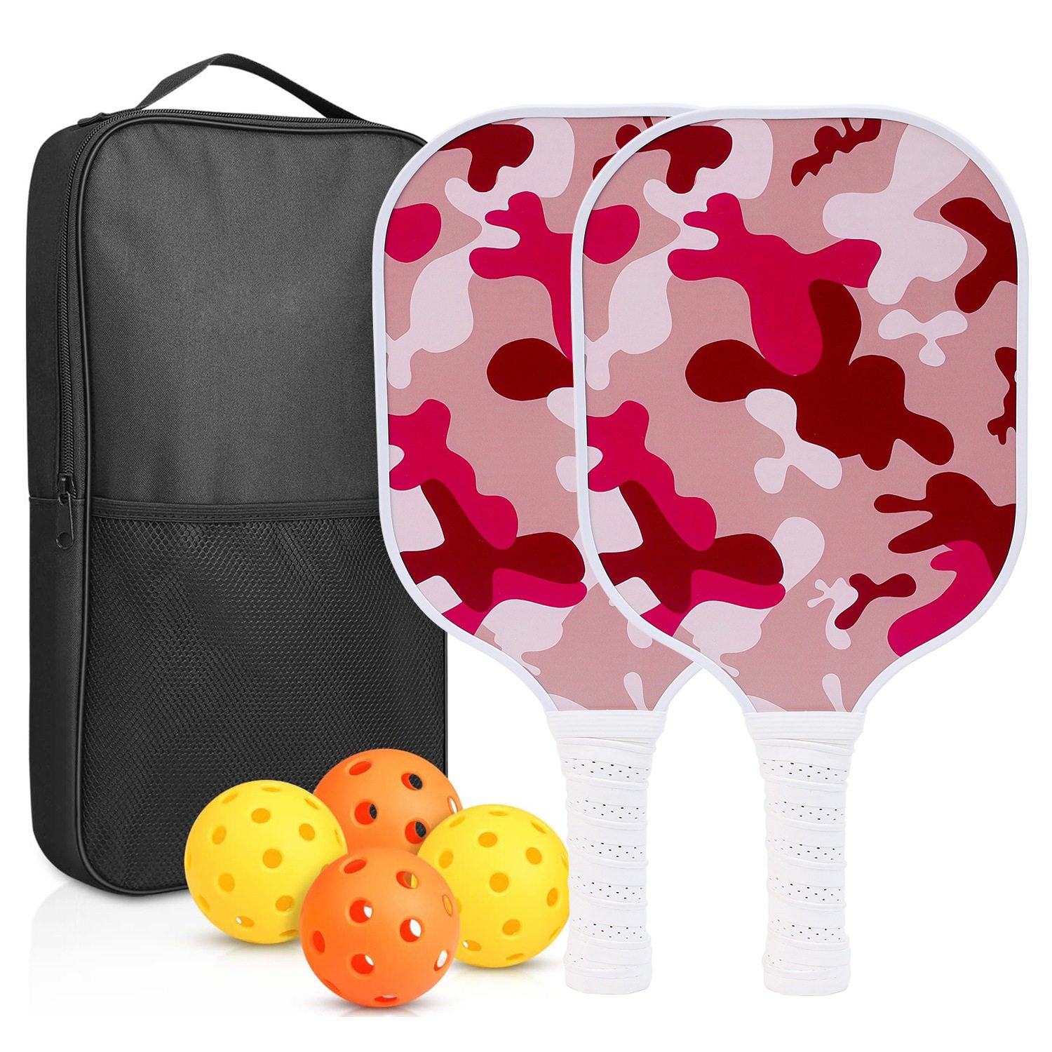 Carbon Fiber Pickleball Paddles Complete