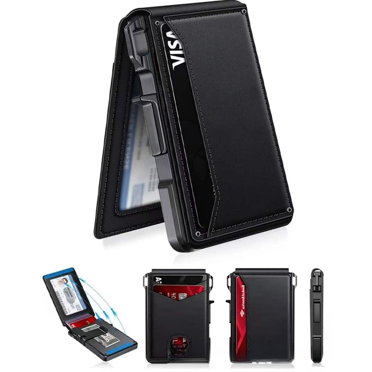 Carbon Fiber RFID Protective Card Case