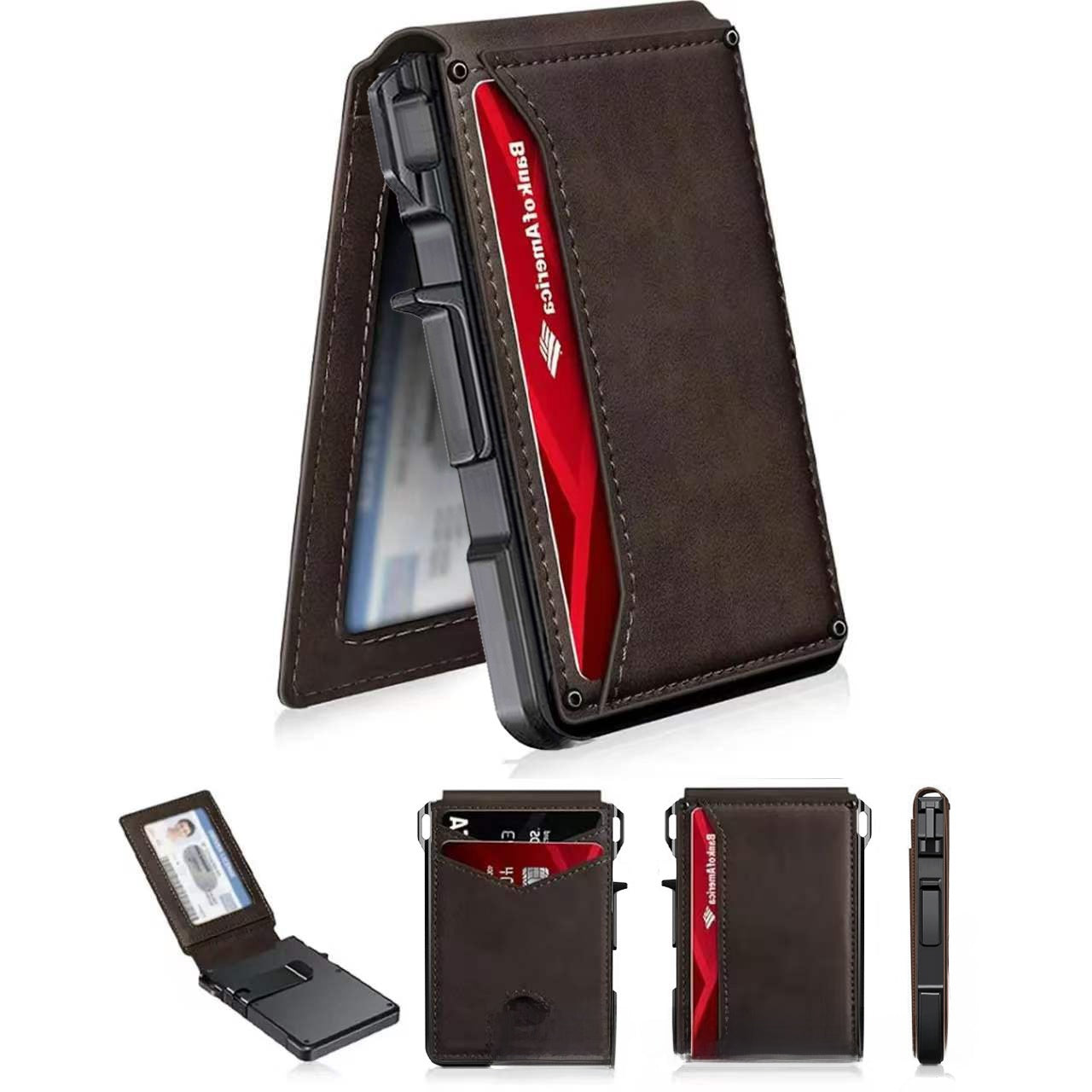 Carbon Fiber RFID Protective Card Case