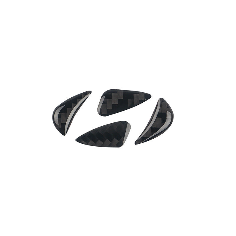 Carbon Fiber Steering Wheel Decorative Sticker