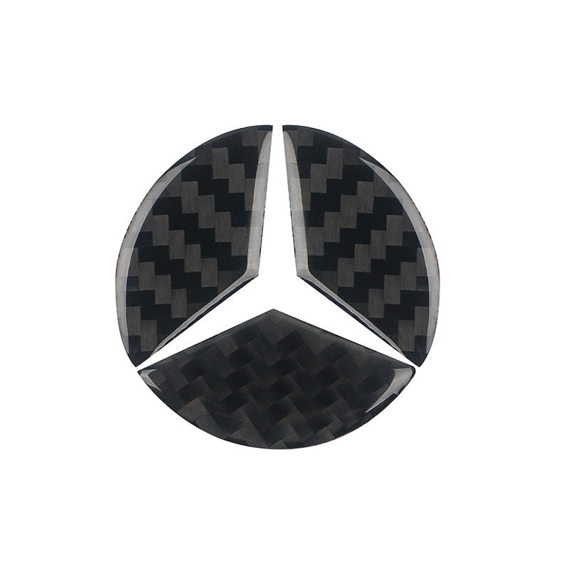 Carbon Fiber Steering Wheel Decorative Sticker