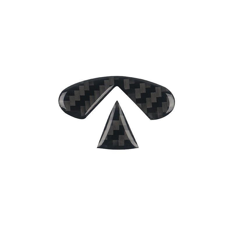 Carbon Fiber Steering Wheel Decorative Sticker