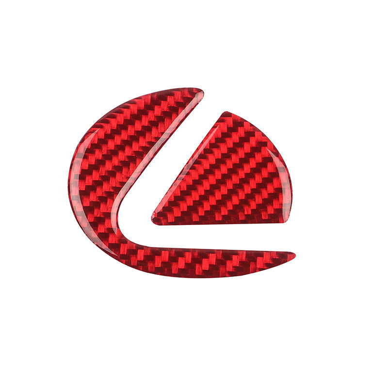 Carbon Fiber Steering Wheel Decorative Sticker