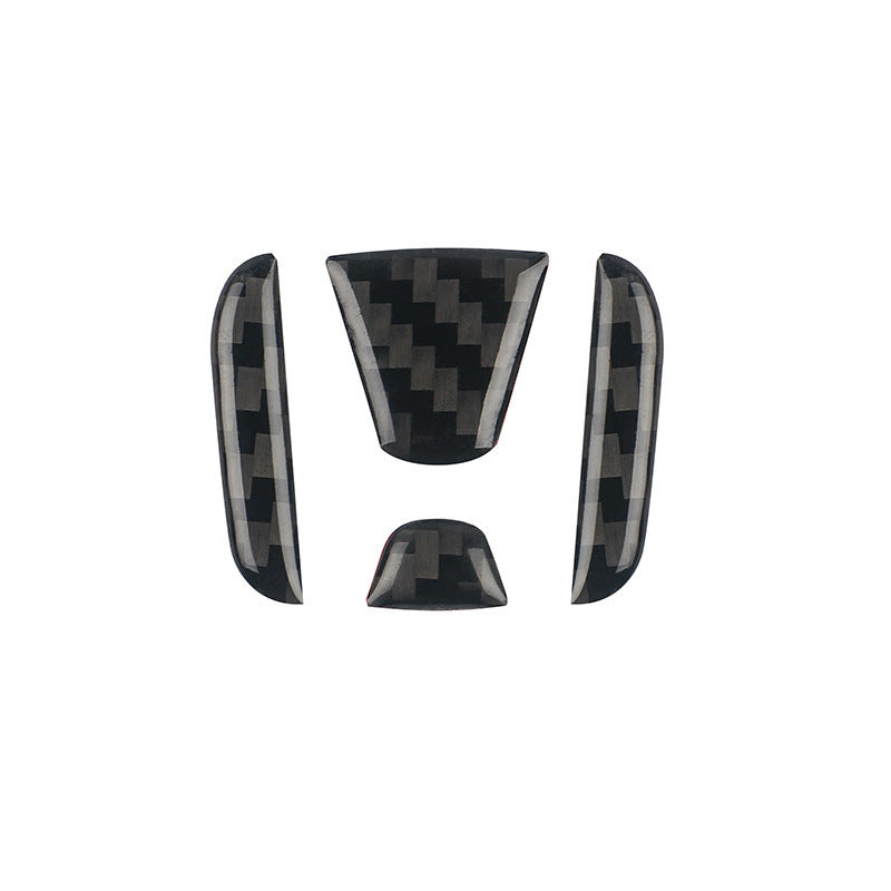 Carbon Fiber Steering Wheel Decorative Sticker