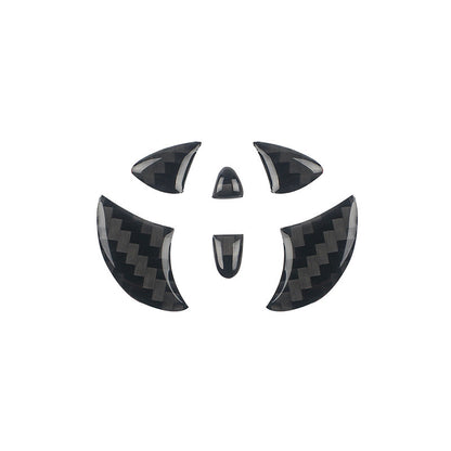 Carbon Fiber Steering Wheel Decorative Sticker