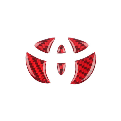 Carbon Fiber Steering Wheel Decorative Sticker