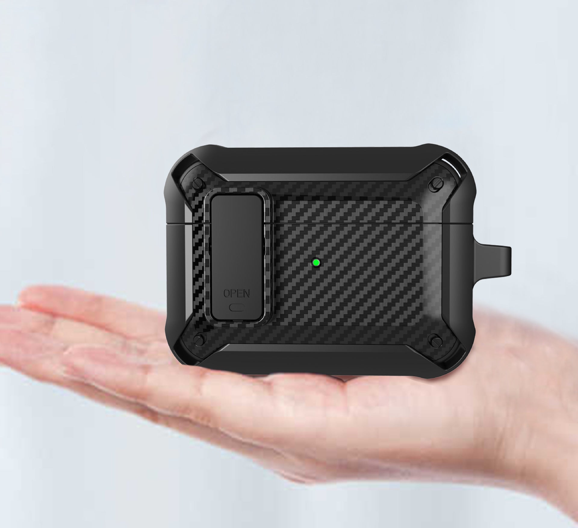 Carbon fiber switch earphone cover