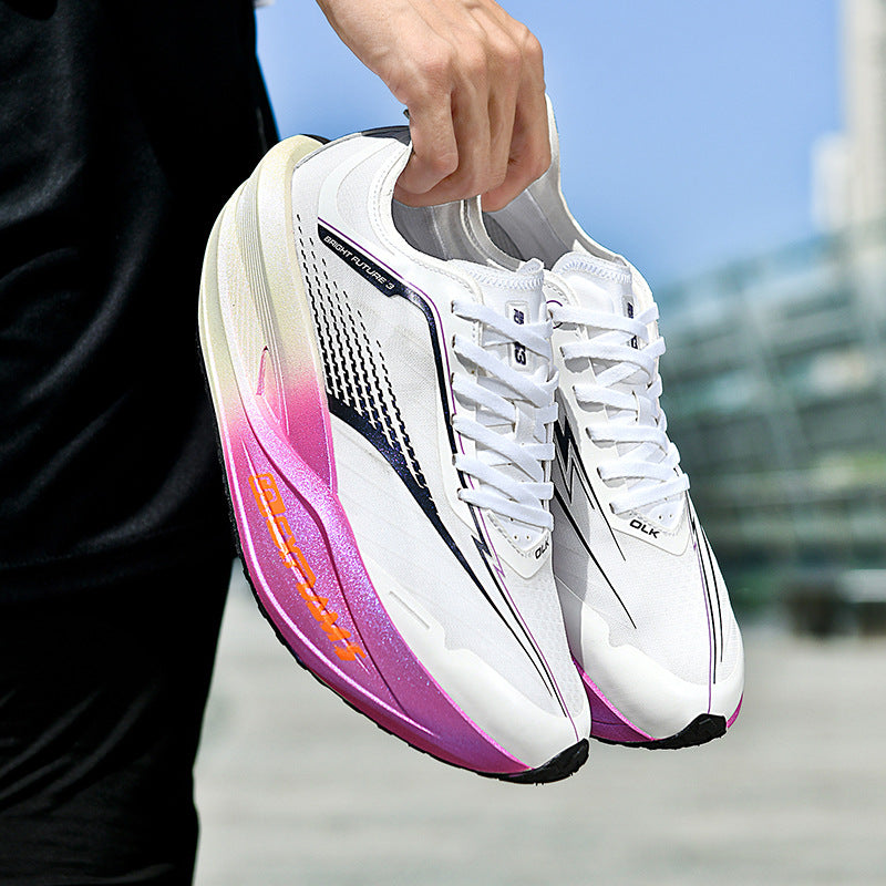 Carbon Plate Running Shoes Cushioned Sports Footwear