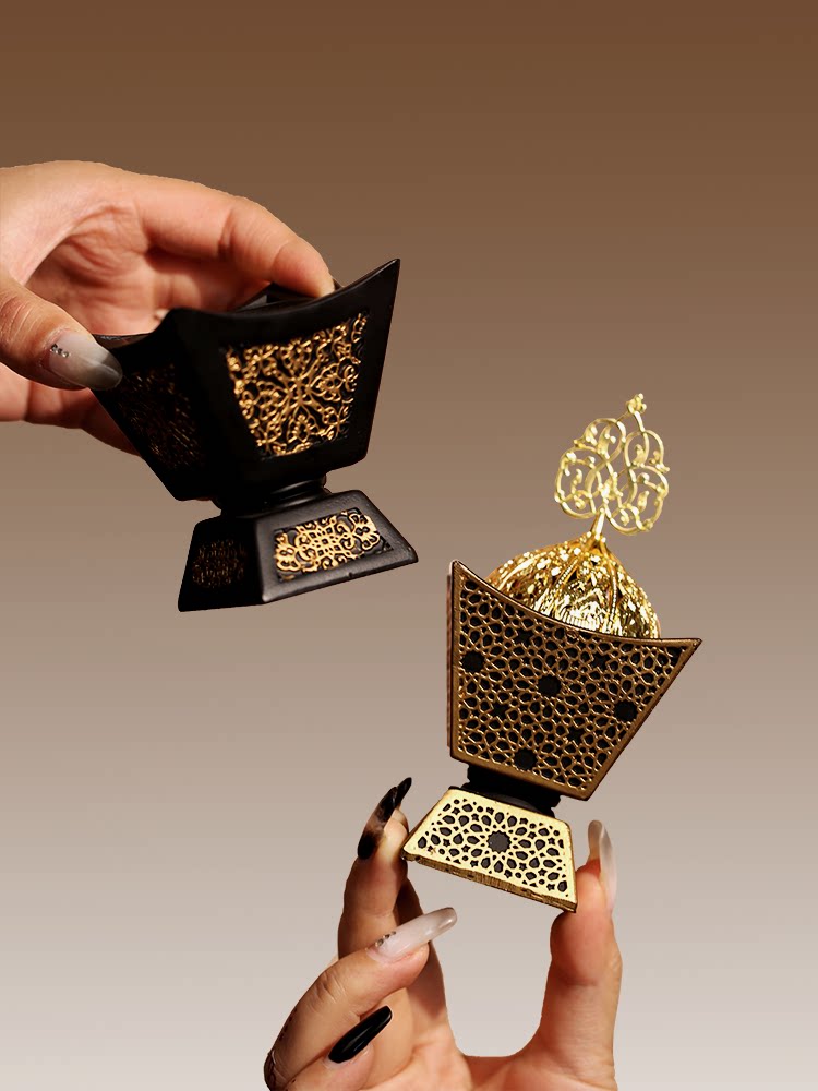 Carbon-smoked furnace incense