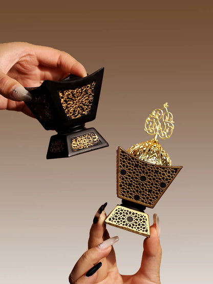 Carbon-smoked furnace incense