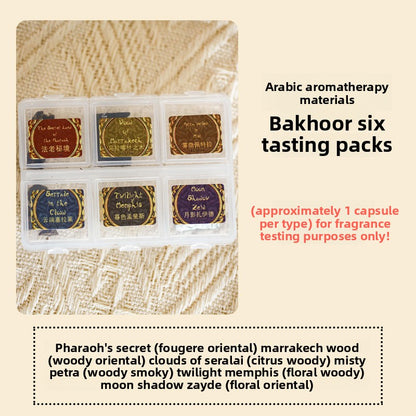 Carbon-smoked furnace incense