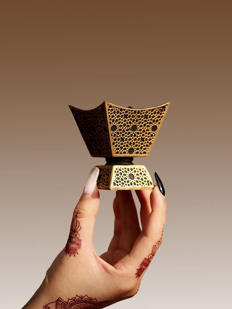 Carbon-smoked furnace incense