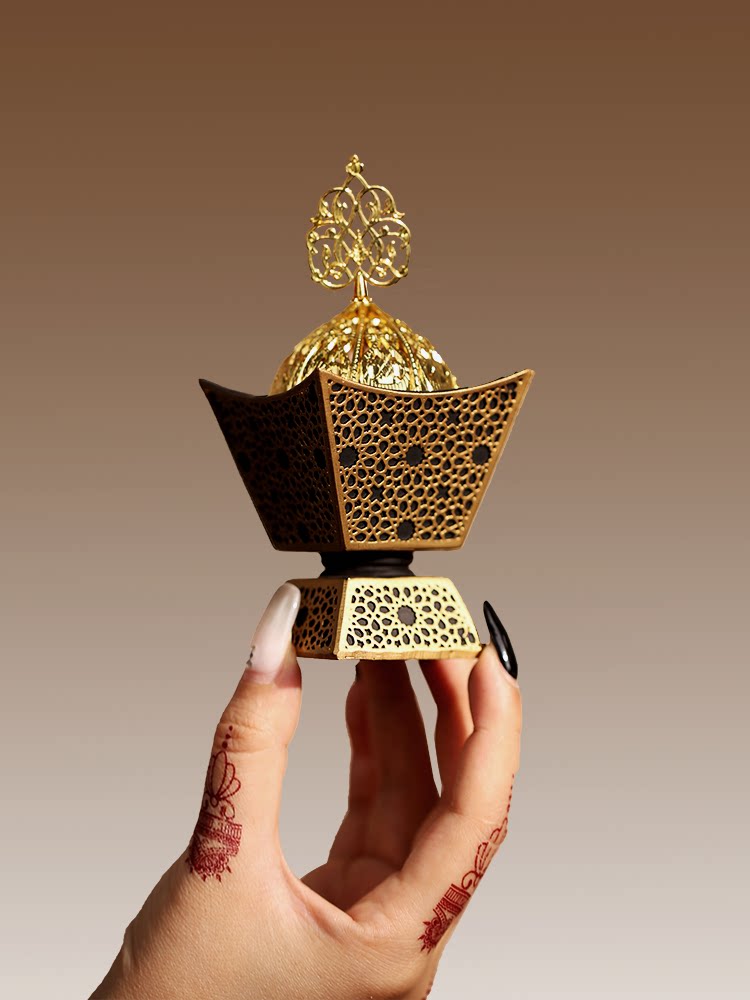 Carbon-smoked furnace incense