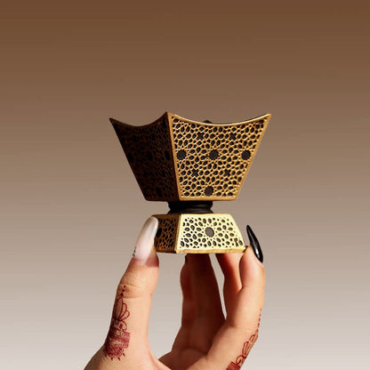 Carbon-smoked furnace incense