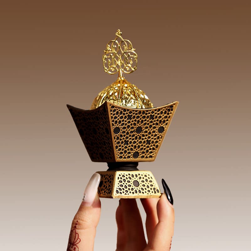 Carbon-smoked furnace incense