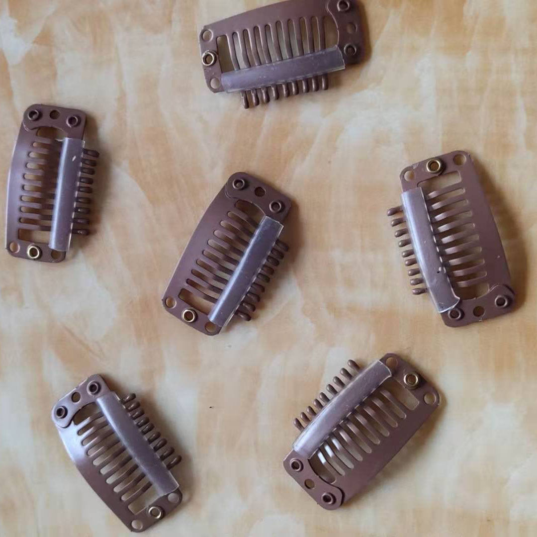 Carbon Steel Hair Extension Clip with 9 Teeth