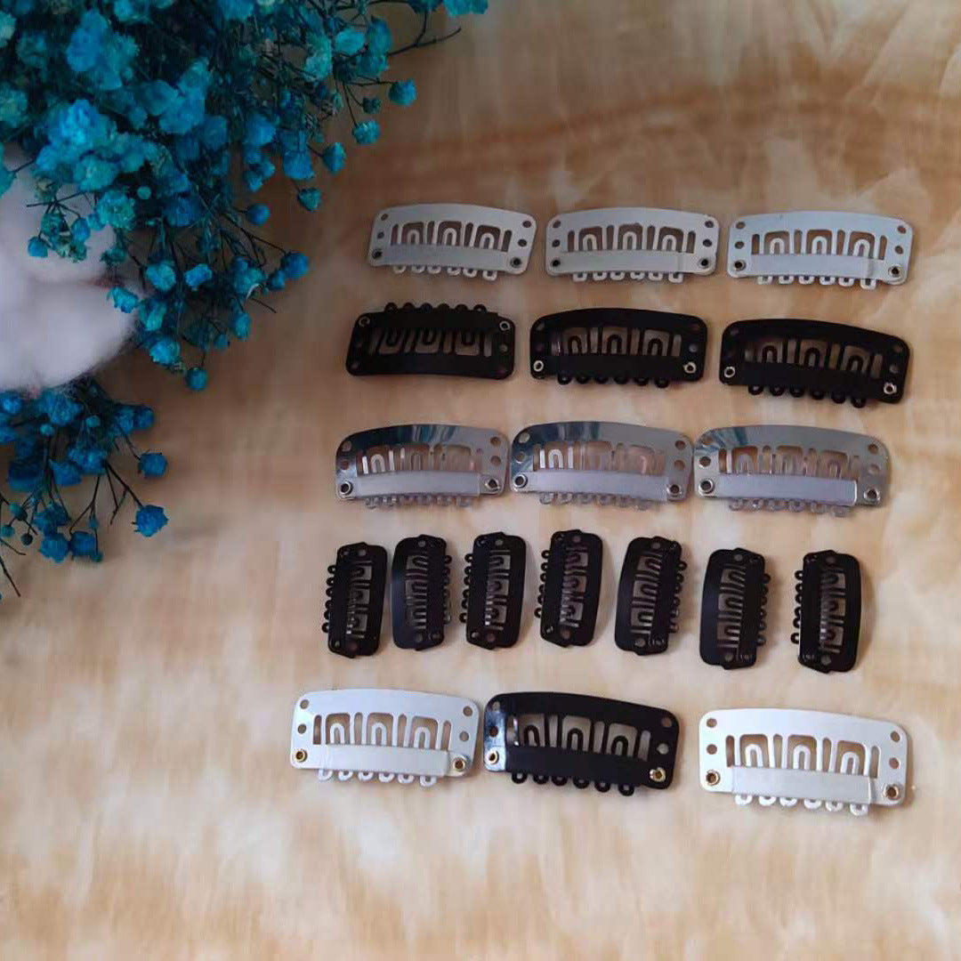 Carbon Steel Hair Extension Clip with 9 Teeth