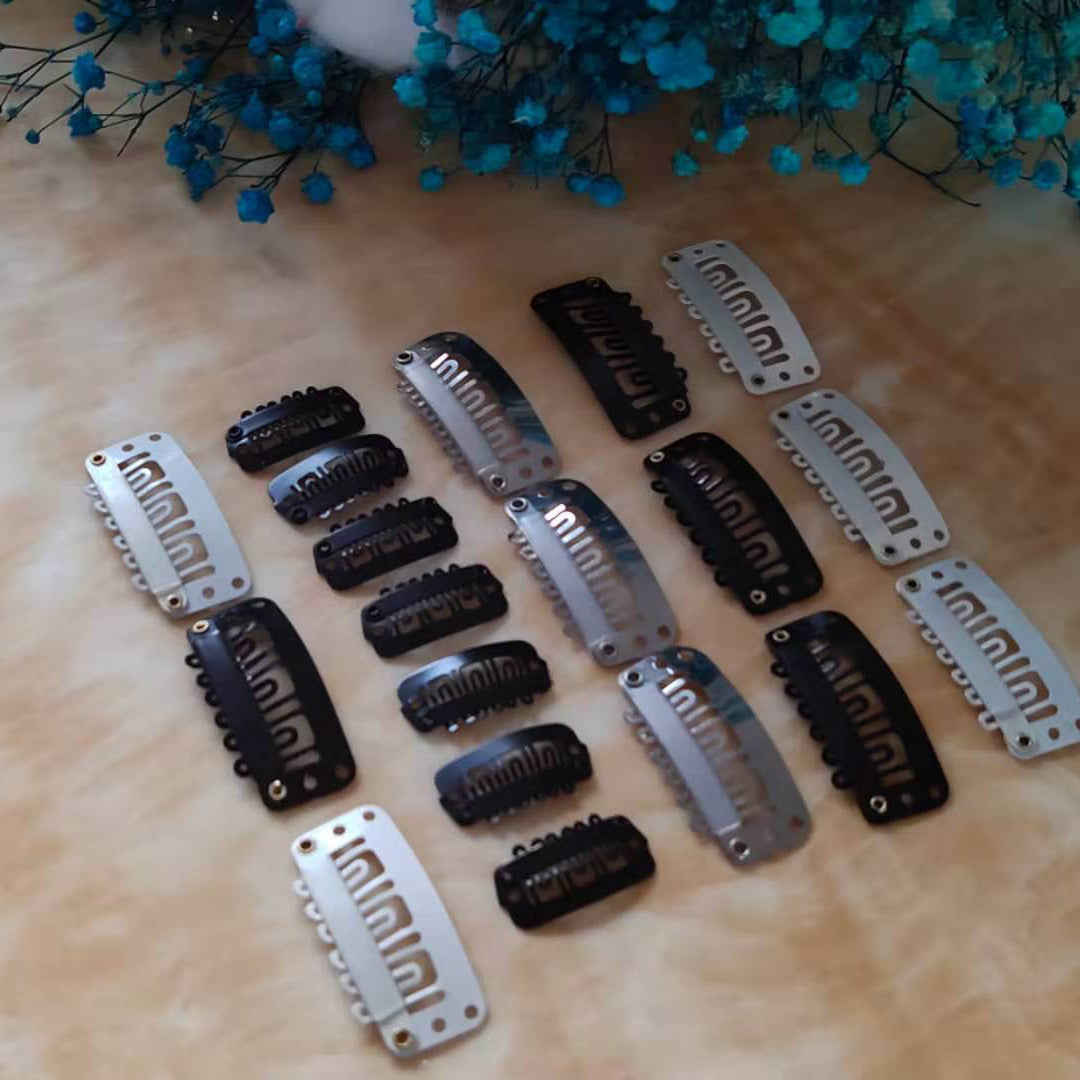 Carbon Steel Hair Extension Clip with 9 Teeth