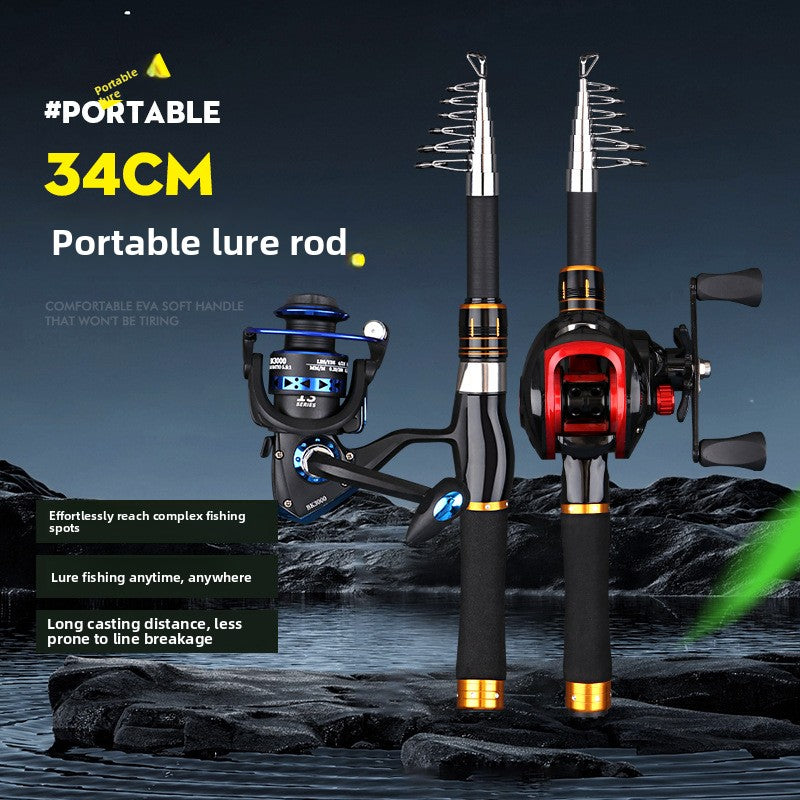 Carbon Telescopic Fishing Rod