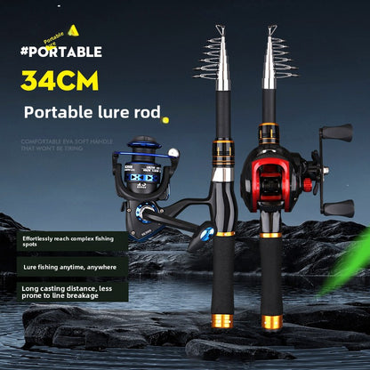 Carbon Telescopic Fishing Rod
