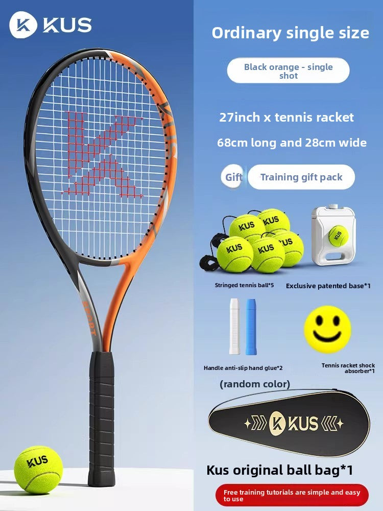 Carbon tennis training equipment