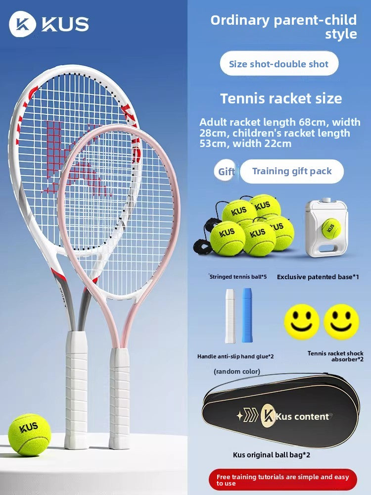 Carbon tennis training equipment