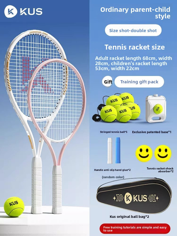Carbon tennis training equipment