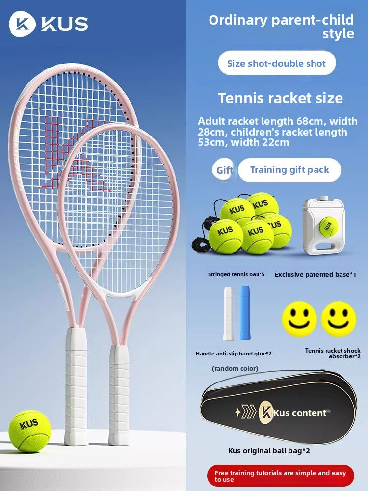 Carbon tennis training equipment