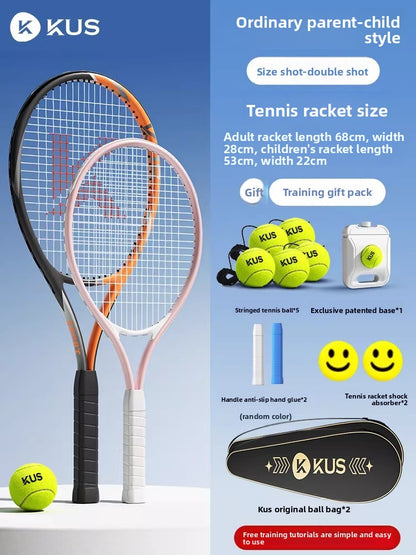 Carbon tennis training equipment