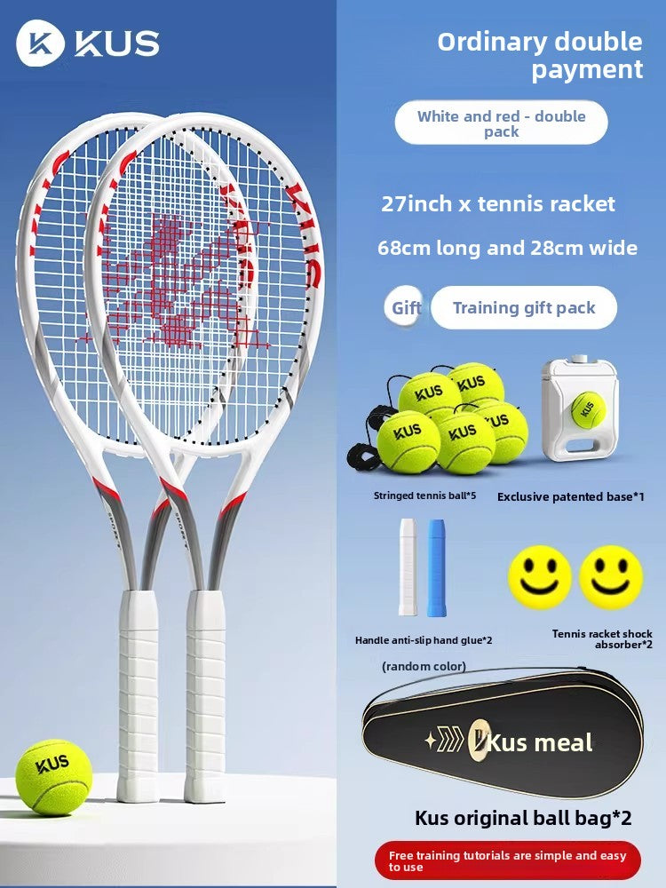 Carbon tennis training equipment