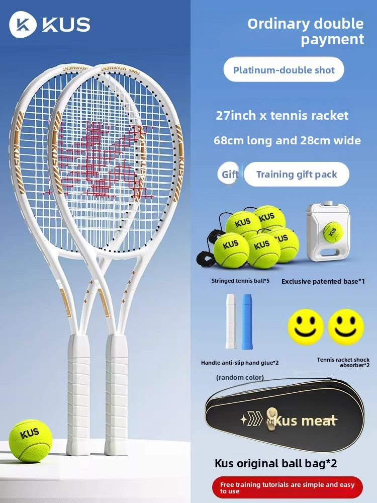 Carbon tennis training equipment