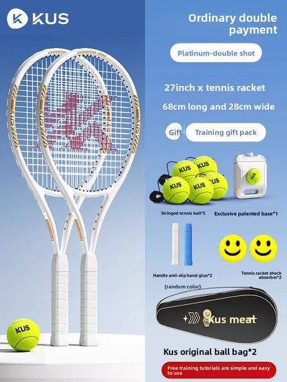 Carbon tennis training equipment