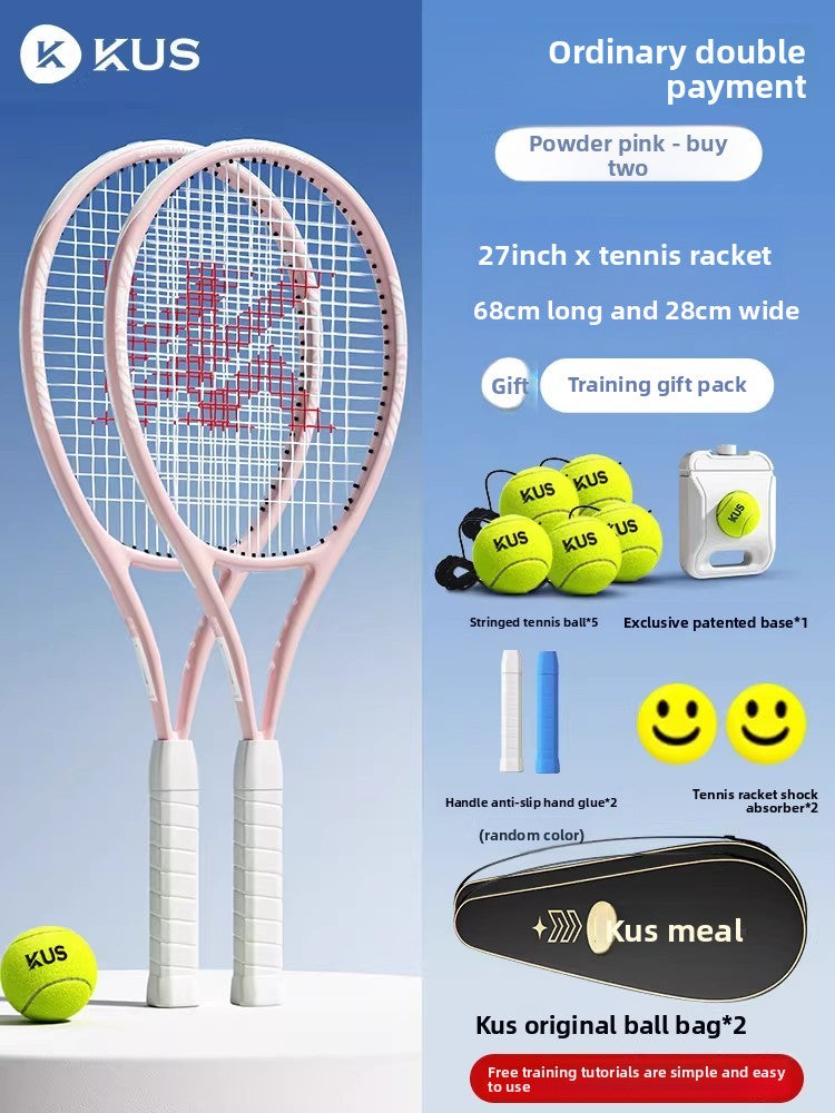 Carbon tennis training equipment