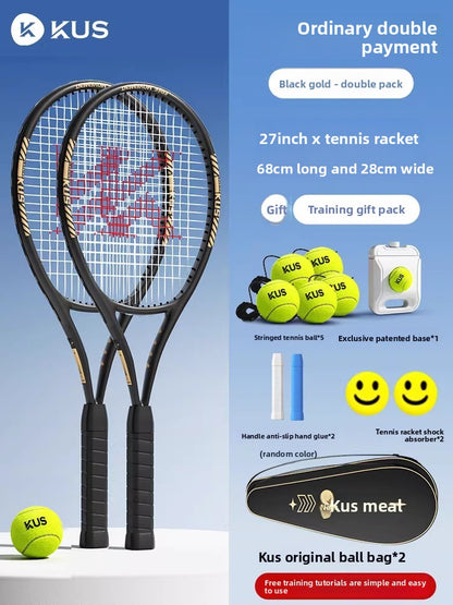 Carbon tennis training equipment