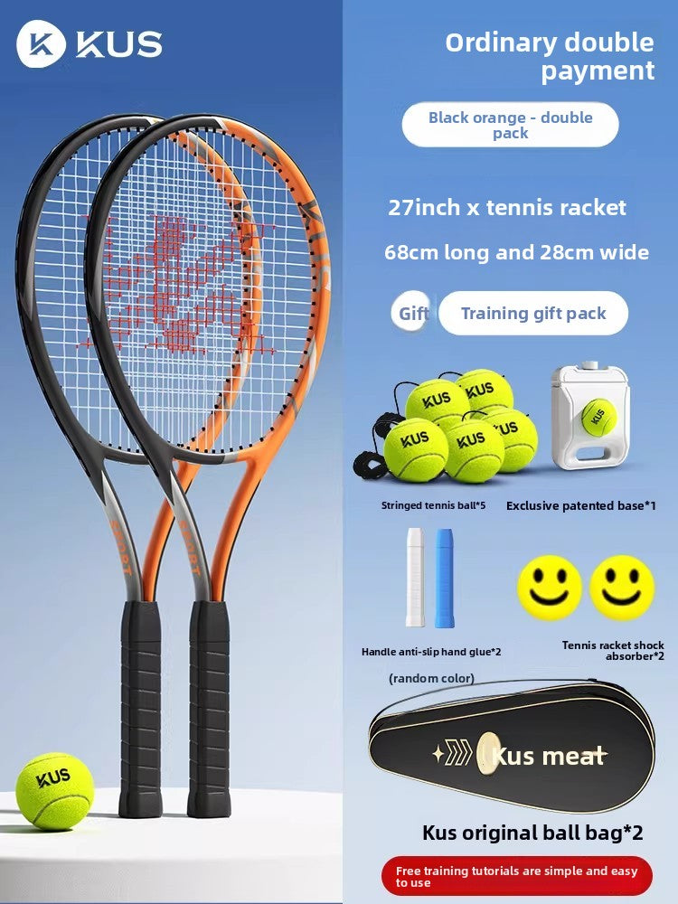 Carbon tennis training equipment